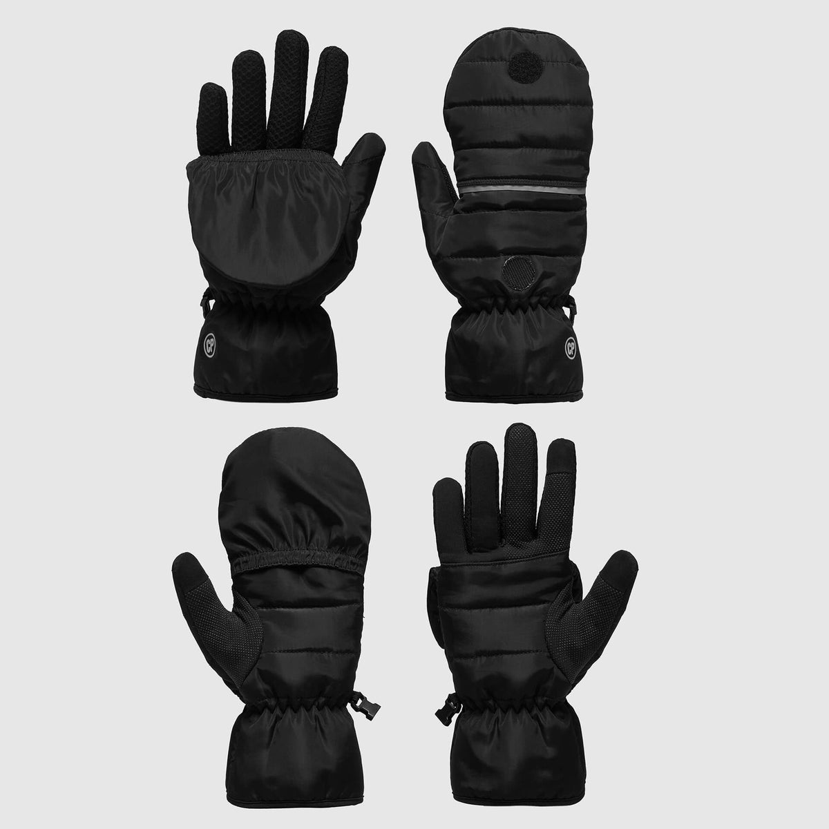 2-in-1 Dog Walking Puffer Gloves
